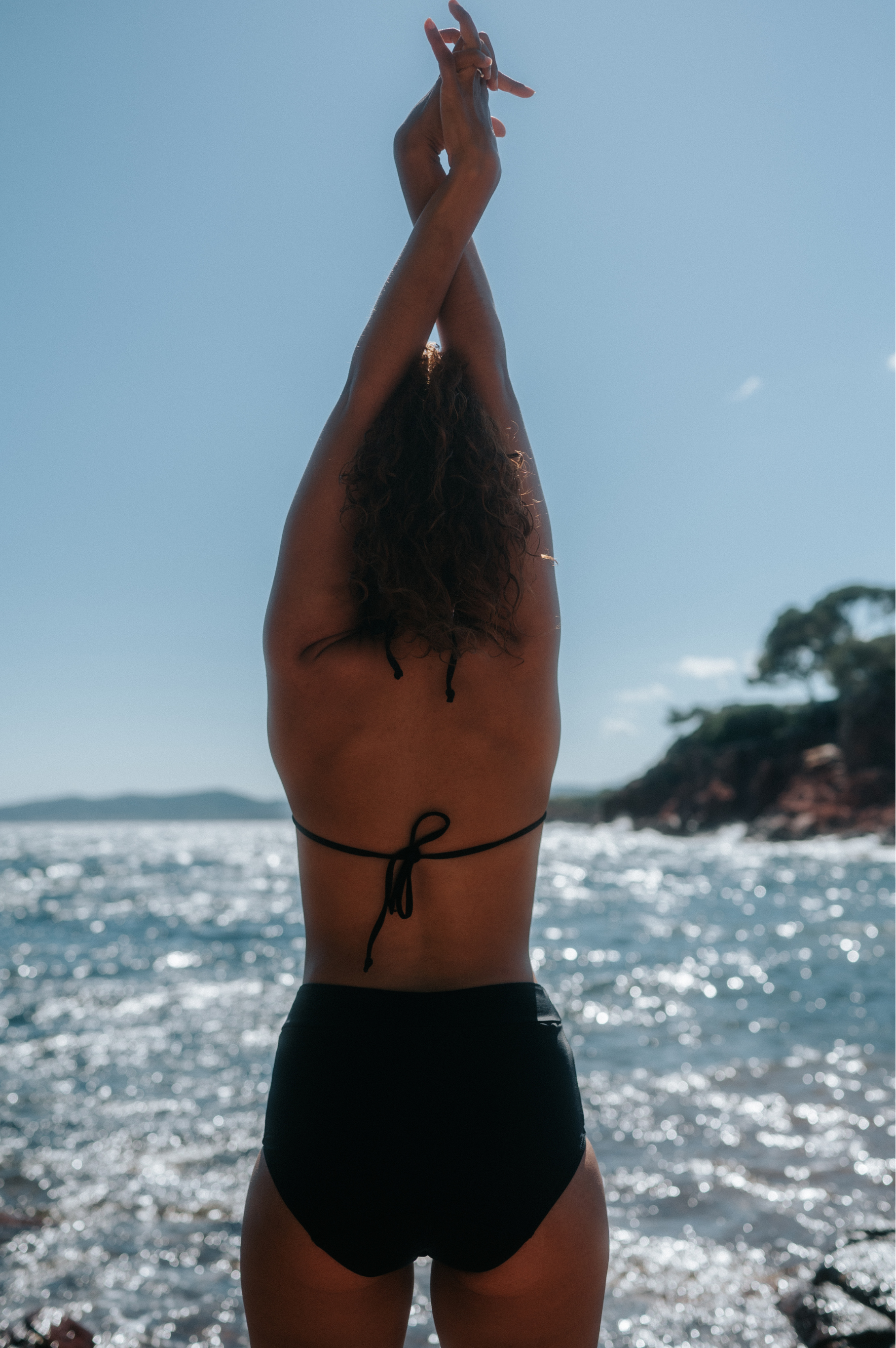 Bas de maillot menstruel Fiora (taille haute)