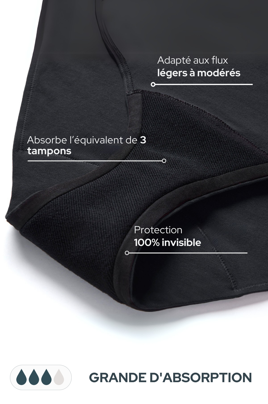 Simone Seamless Menstrual Swim Bottoms